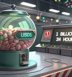Trump crypto influence? USD1 mints $1B in an hour, rattles stablecoin market!
