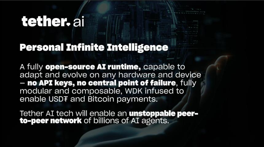 系绳首席执行官Paolo Ardoino推出受科幻启发的全新人工智能项目Tether AI