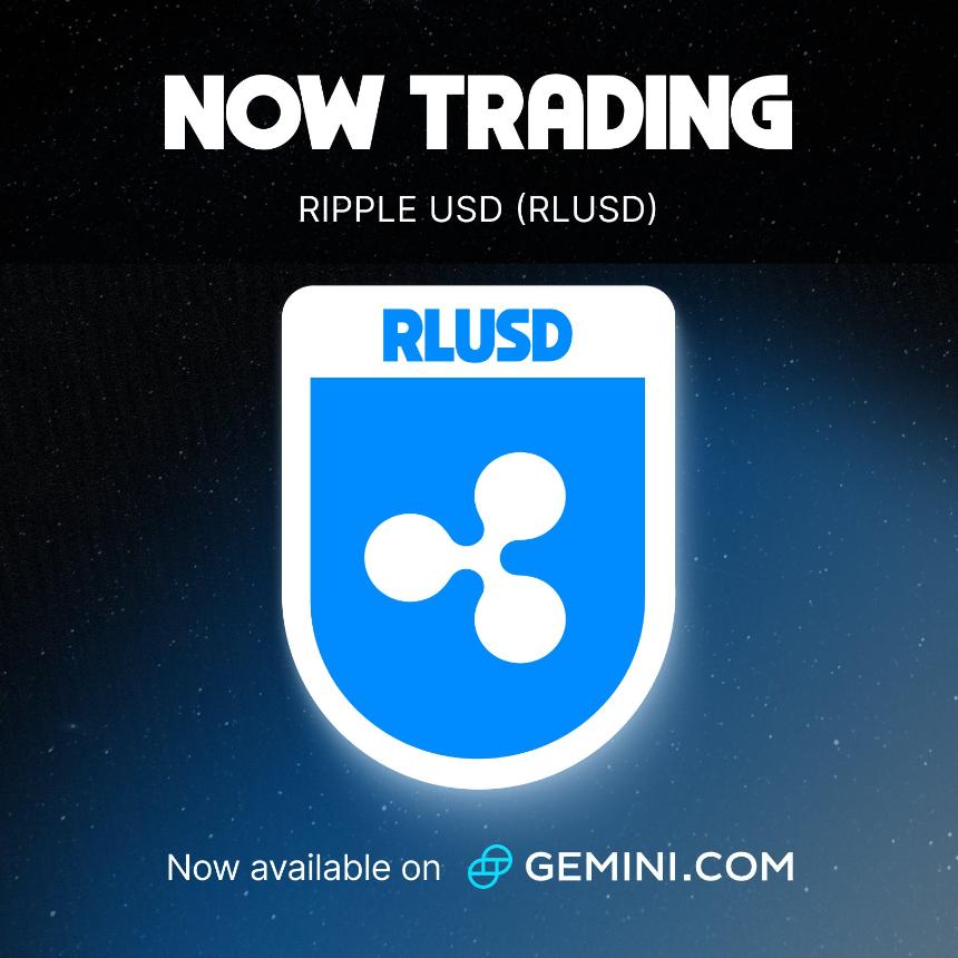双子座列出了用于交易的Ripple Stablecoin Rlusd