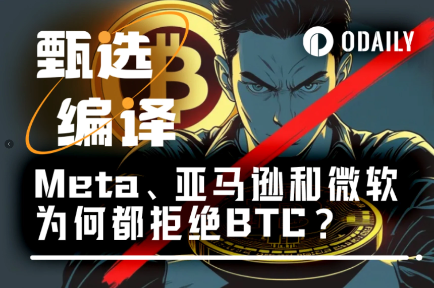 為什麼Meta、亞馬遜和微軟不碰比特幣？