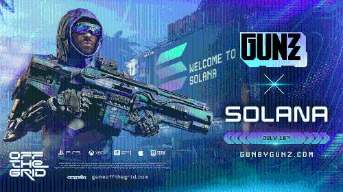  GUNZ 宣布將 $GUN 代幣擴展至 Solana 