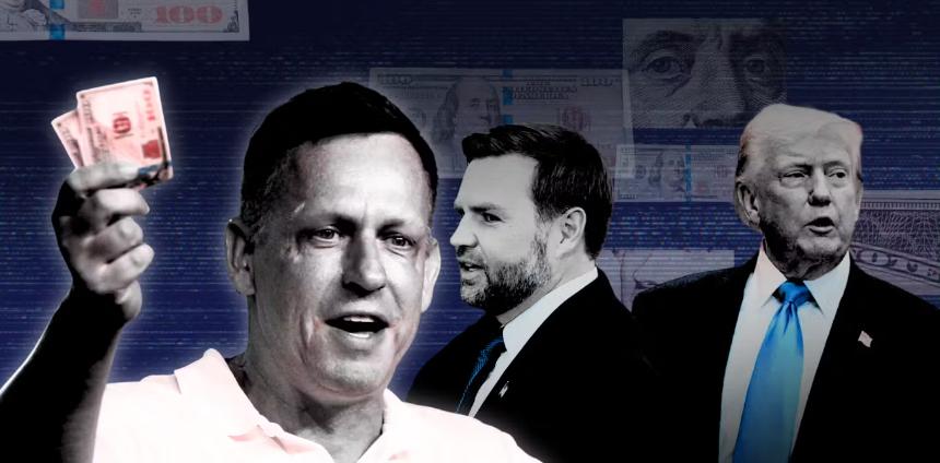 Peter Thiel：从PayPal“教父”到加密行业幕后大玩家