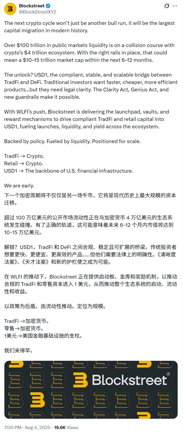 WLFI 即将上线早期投资者狂揽 20 倍收益 上线即巅峰还是暴涨神话的延续？