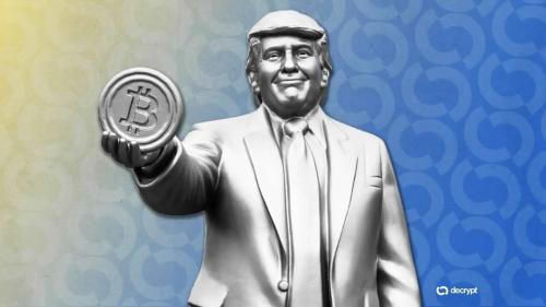 What's Up With the Golden Trump Bitcoin Statue That Was in Washington DC?