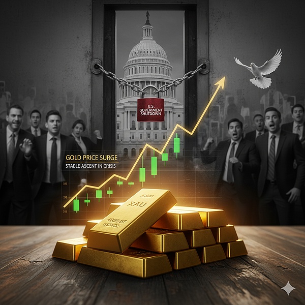 美國政府停擺對黃金和比特幣的影響分析