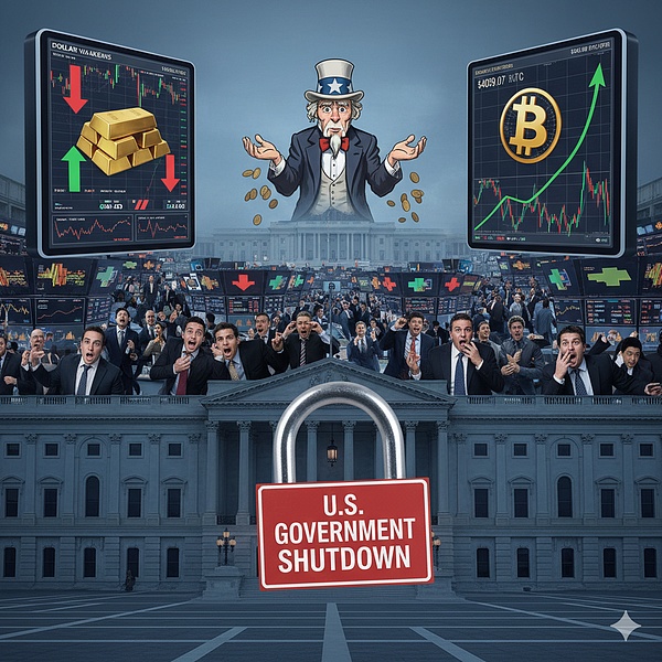 美國政府停擺對黃金和比特幣的影響分析
