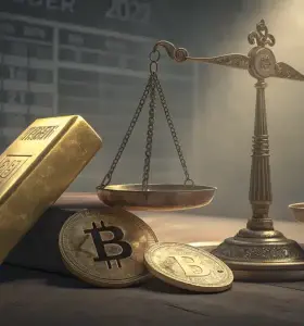 Gold peaks as Bitcoin falls – But Uptober isn’t dead yet