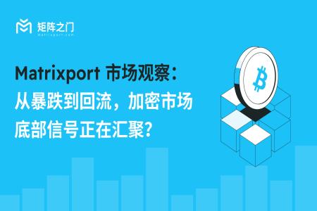 Matrixport市场观察：从暴跌到回流，加密市场底部信号正在汇聚？